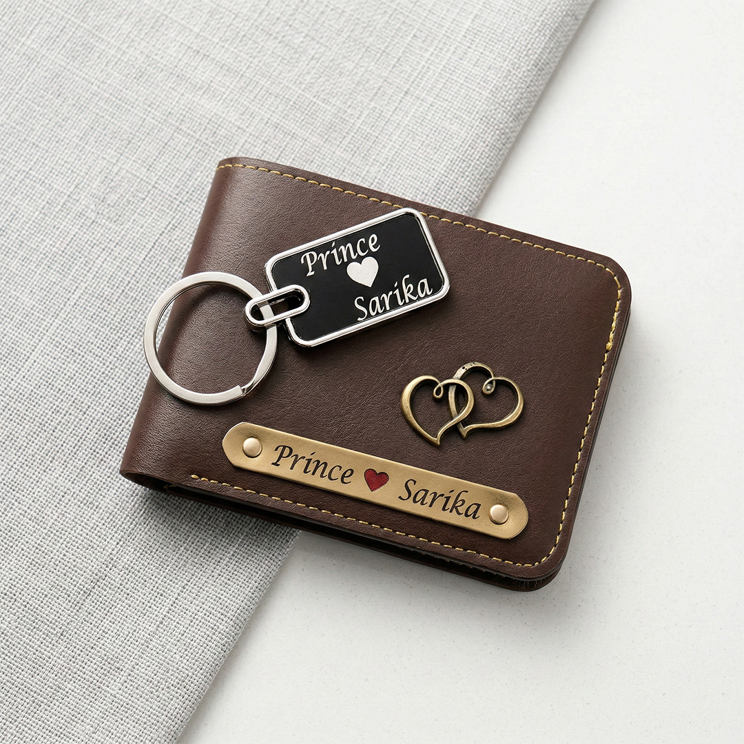Custom Name Wallet Combo